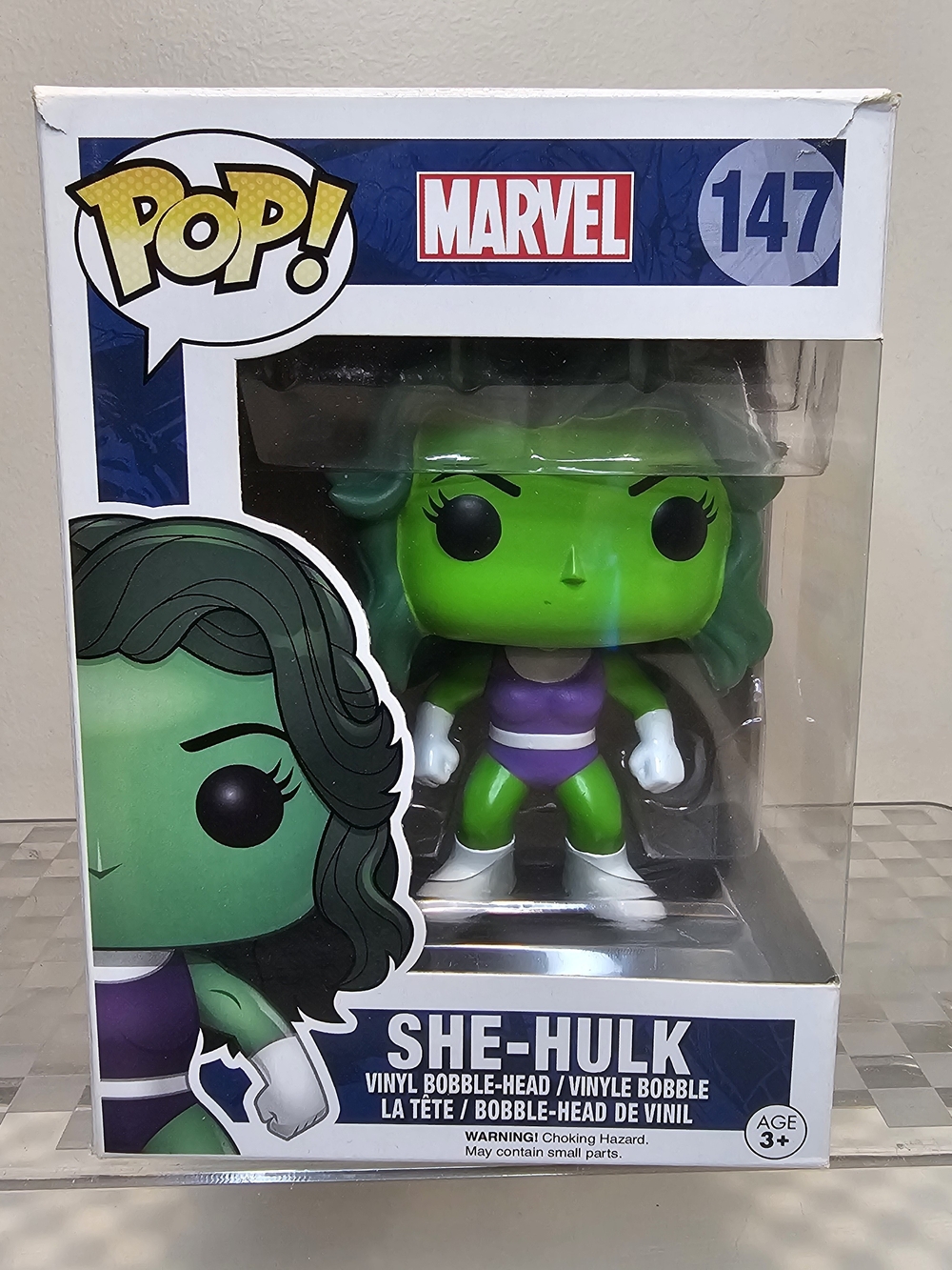 Funko Pop! Marvel She-Hulk Green and Purple Vinyl Figure #147
